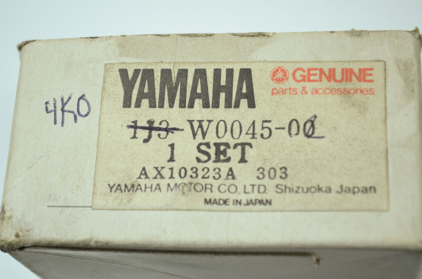 OEM Yamaha 4K0-W0045-02-00 Front Brake Pad Kit NOS