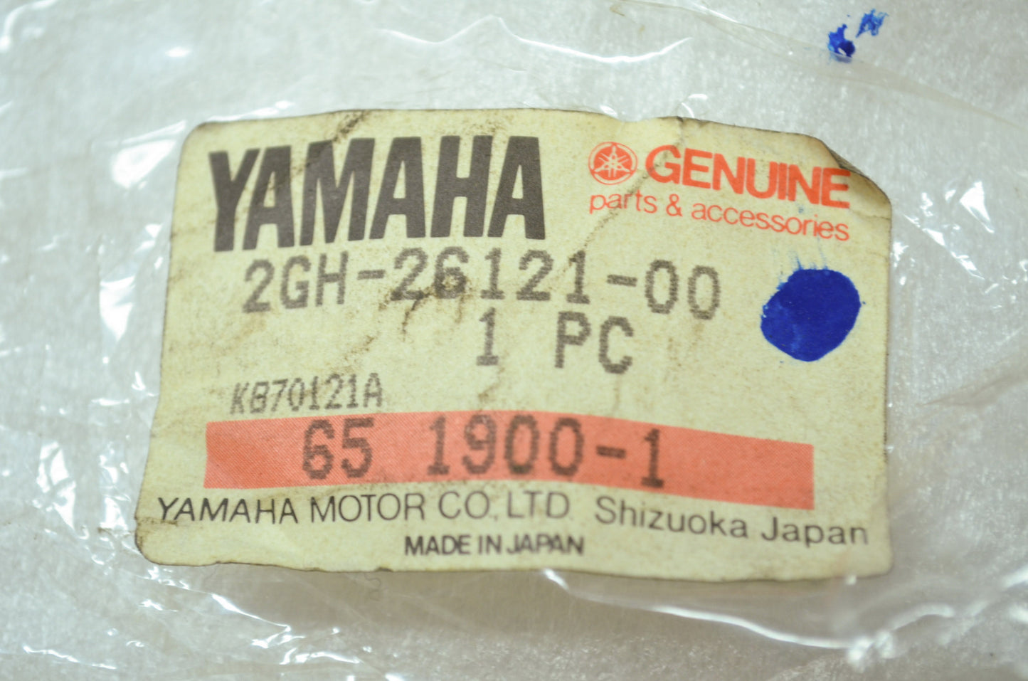 OEM Yamaha 2GH-26121-00-00 Left Hand Handlebar NOS