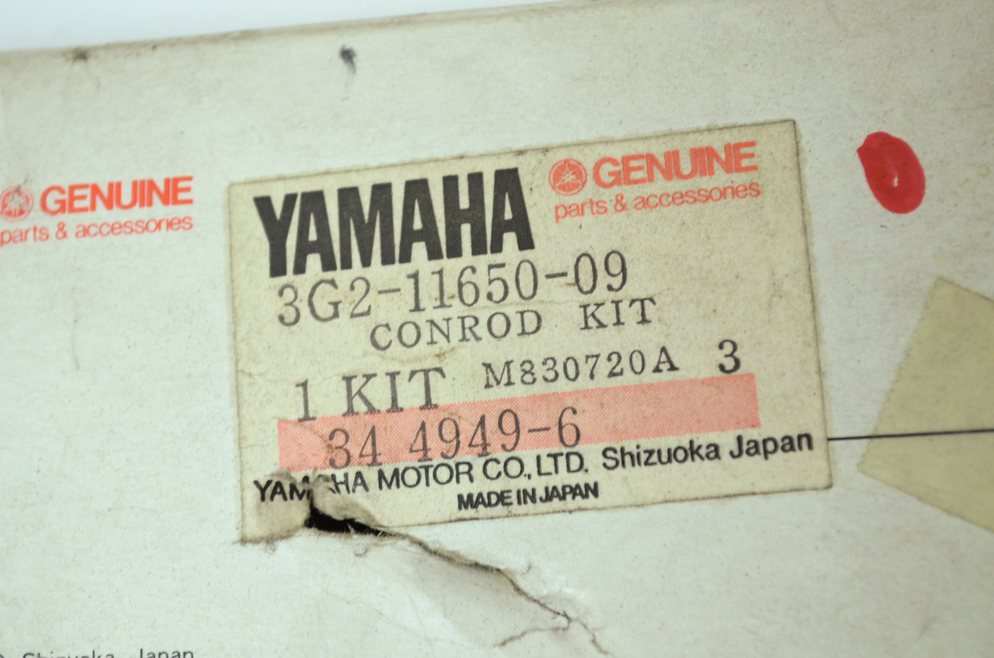 OEM Yamaha 3G2-11650-09-00 Connecting Rod Assembly NOS