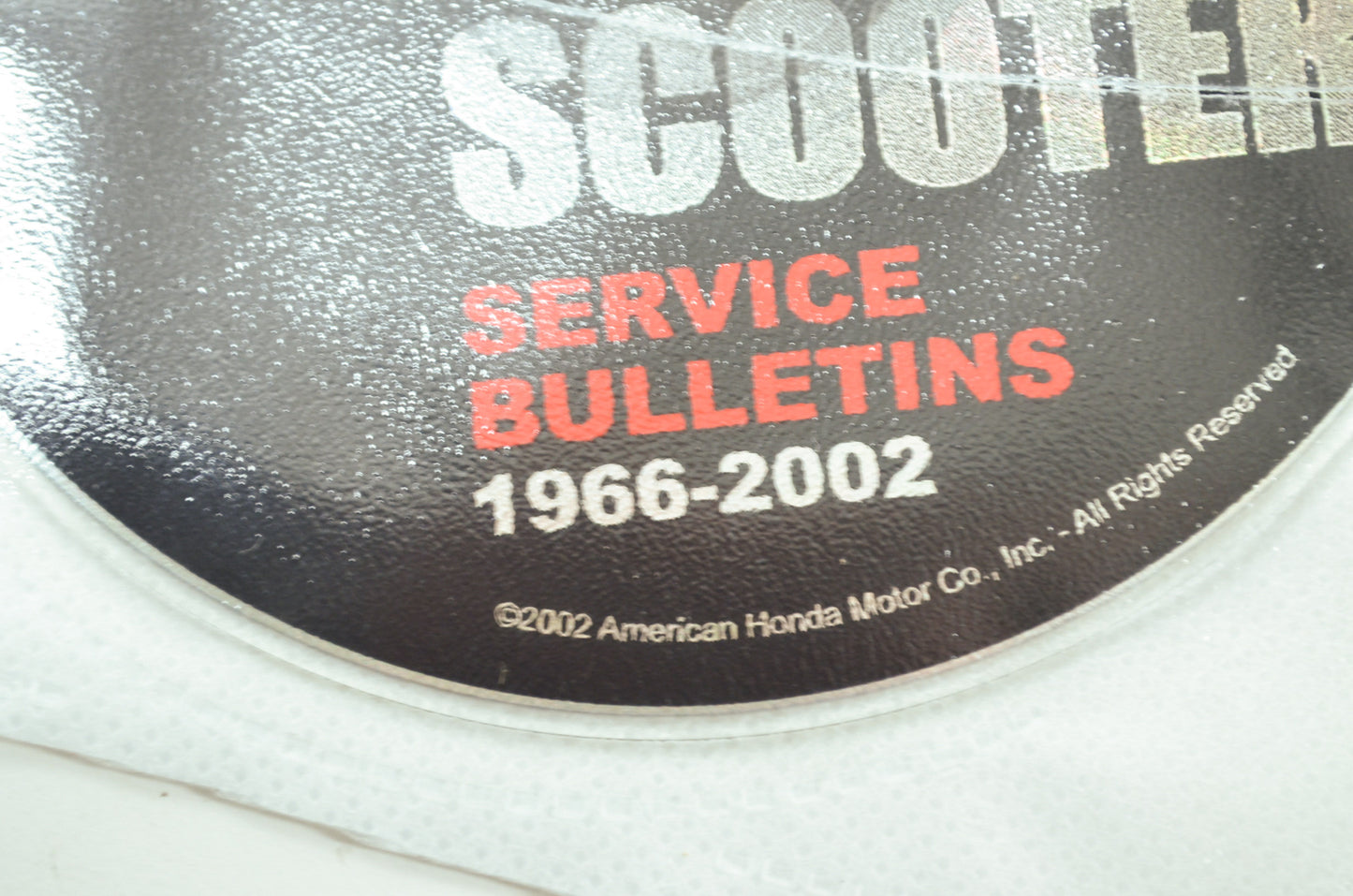 OEM Honda 1966-2002 Service Bulletin CD