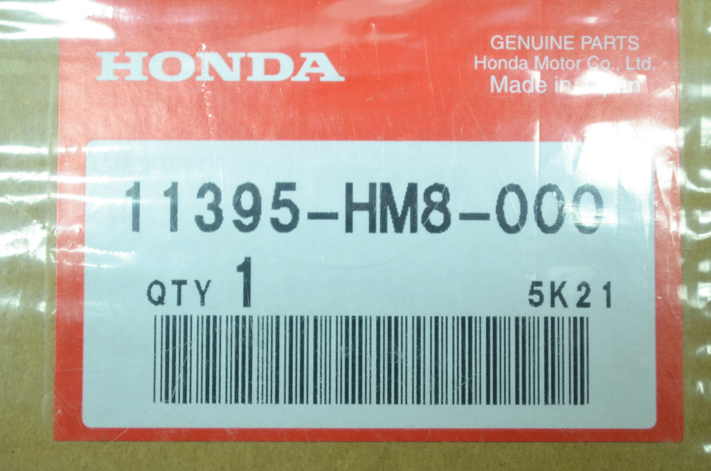 OEM Honda 11395-HM8-000 Rear Gasket NOS
