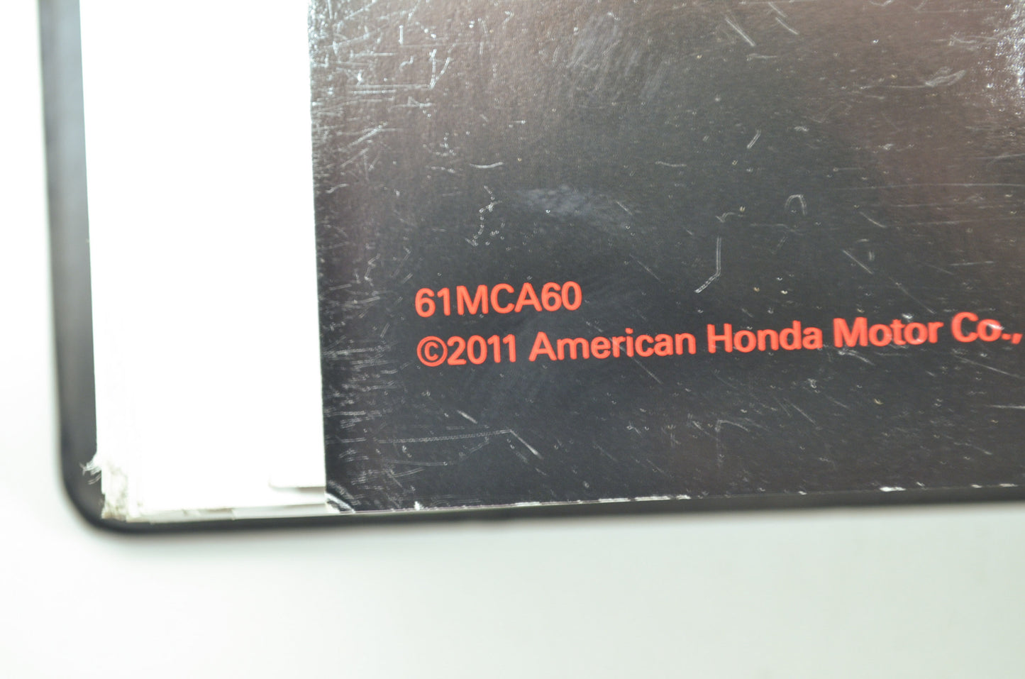 OEM Honda 2012 GL1800/A Service Manual 61MCA60