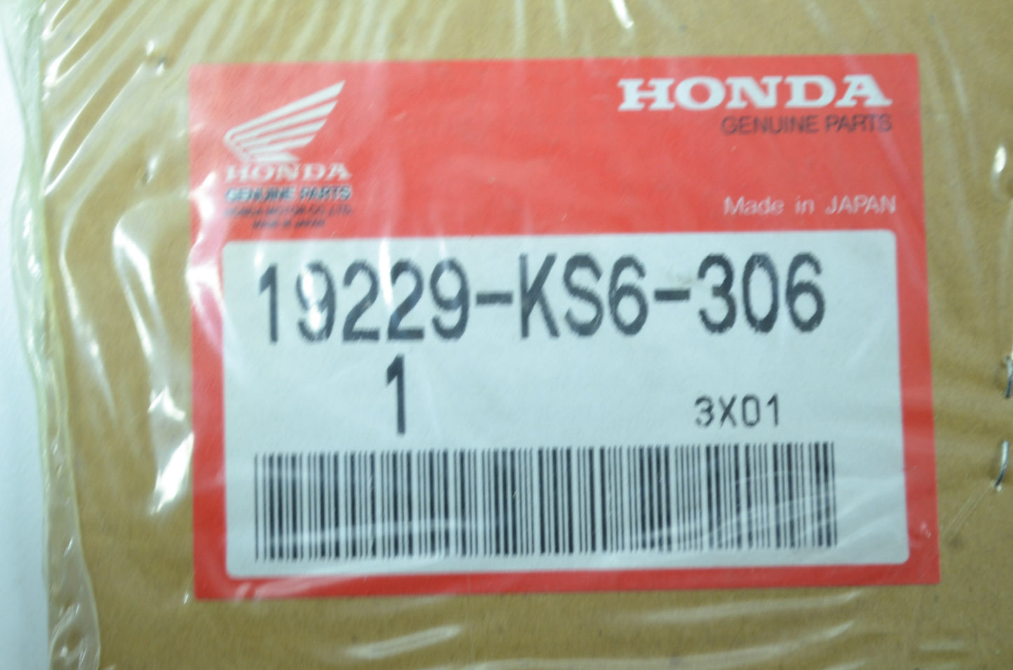 OEM Honda 19229-KS6-306 Water Pump Gasket NOS