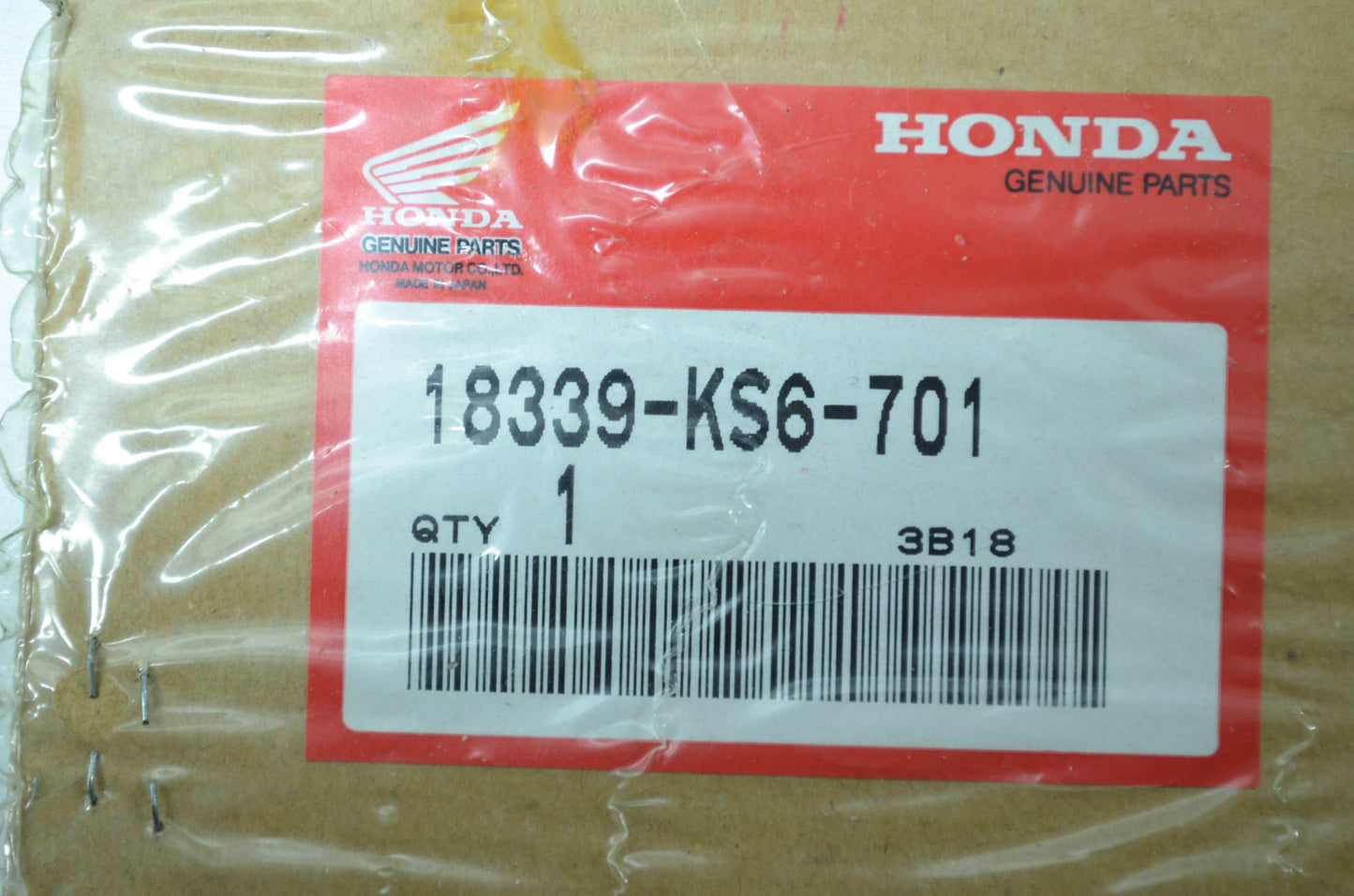 OEM Honda 18339-KS6-701 Sub-Chamber Gasket NOS