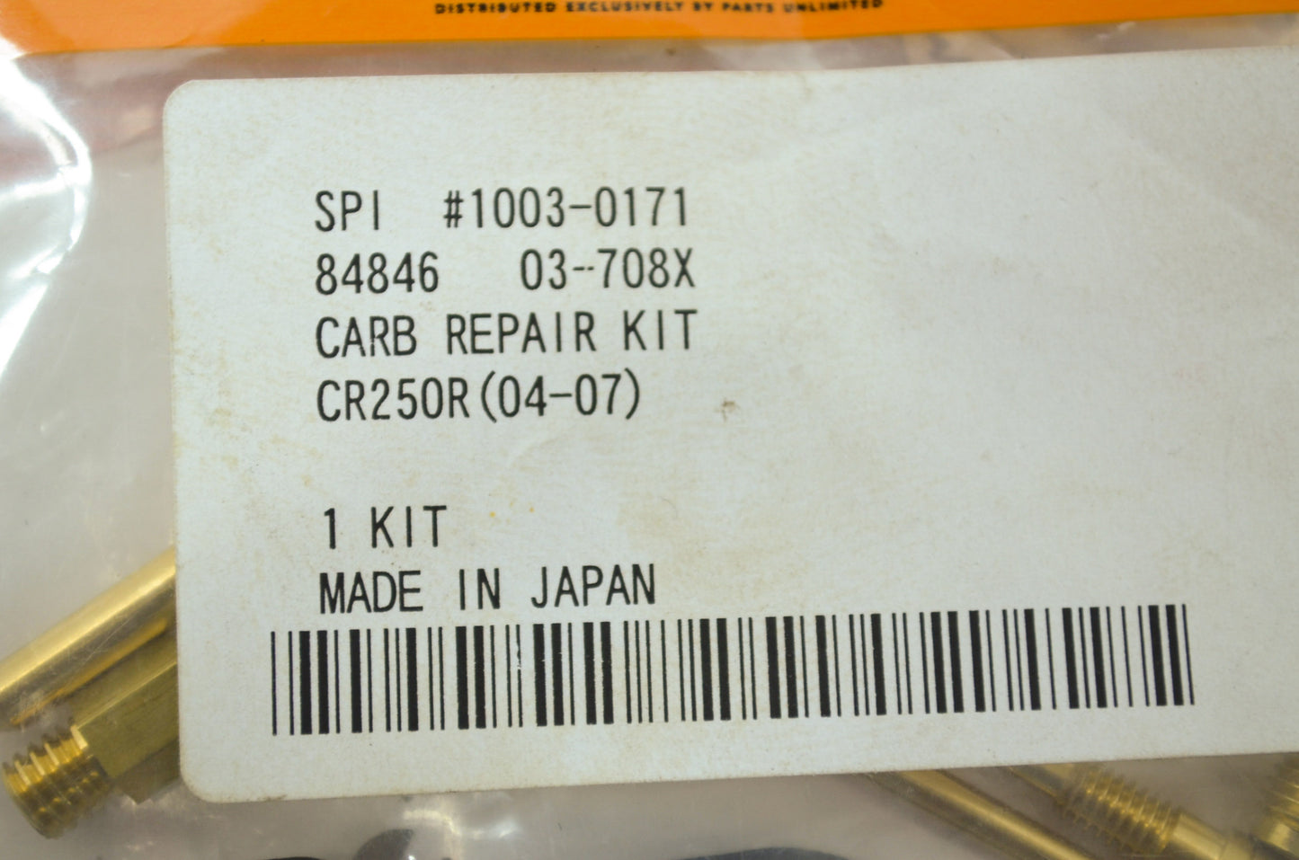 NEW Moose Honda Carb Repair Kit 2004-2007 CR250 CR250R 1003-0171 NOS