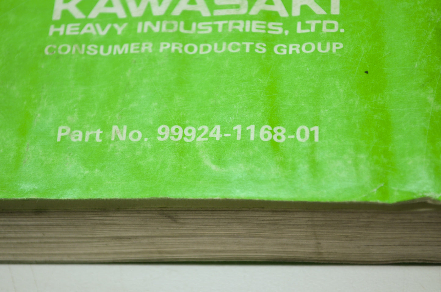 OEM Kawasaki 99924-1168-01 Service Manual KX125/250K