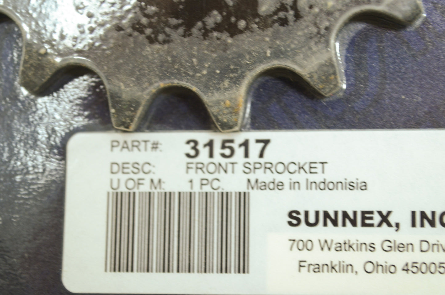 NEW Sunstar Sprocket 17T 2004-2012 Yamaha Raptor 350 YFM350 31517 NOS