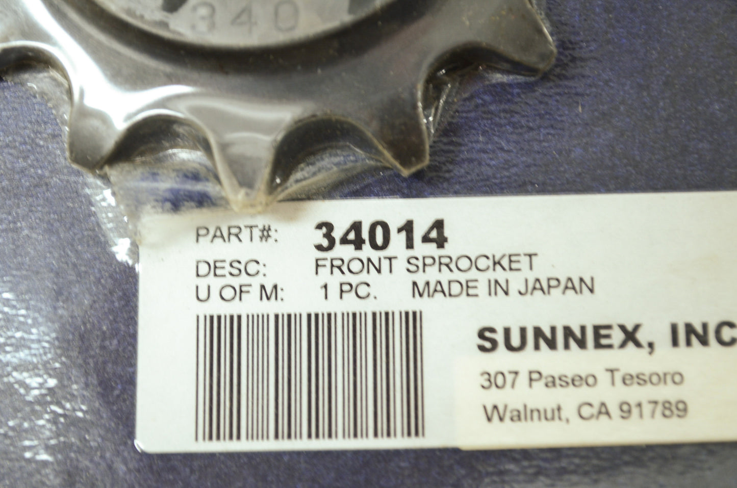 NEW Sunstar Sprocket 14T 1986-1987 Honda CR500 CR250 34014 NOS