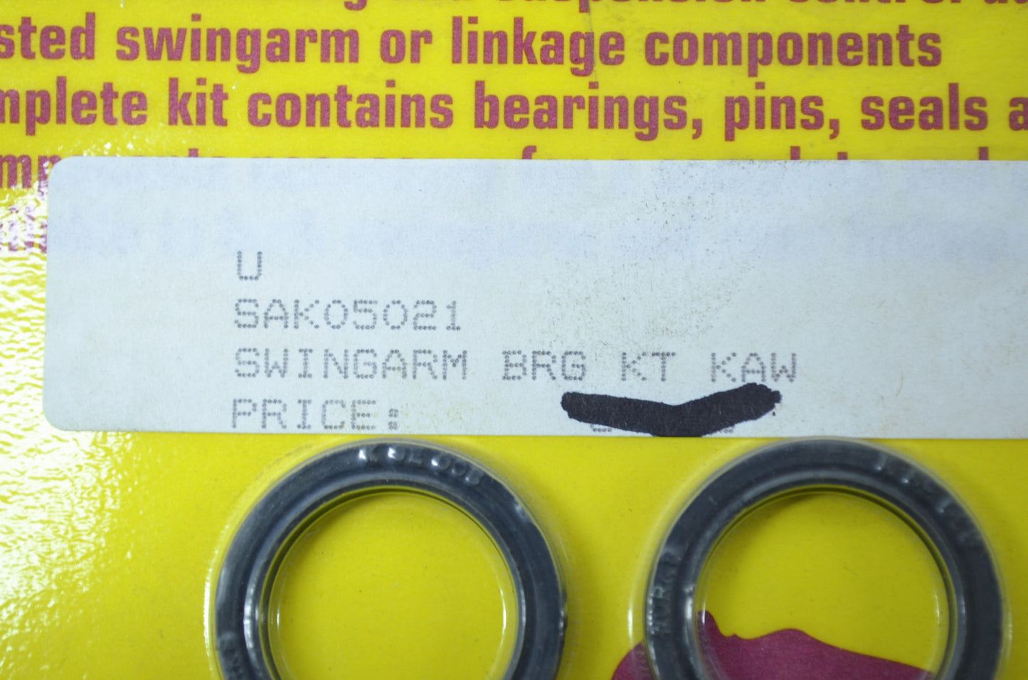 NEW Pivot Works Kawasaki Yamaha Swing Arm Bearing Kit KX250 YZ250 PWSAK-K05-021