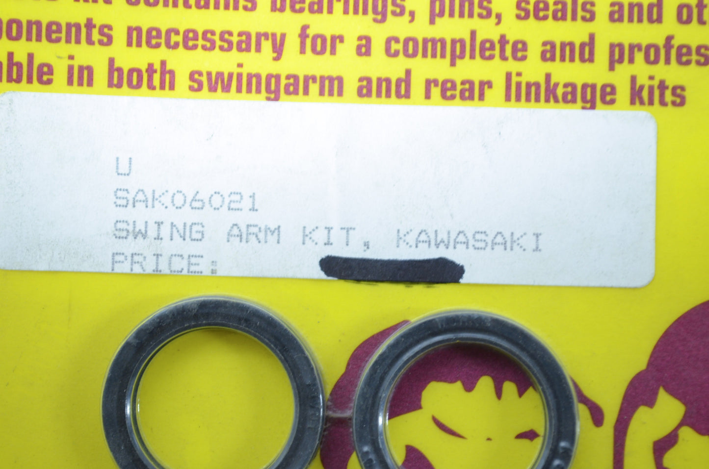 NEW Pivot Works Kawasaki Swing Arm Bearing Kit 1999-2005 KX125 PWSAK-K06-021 NOS