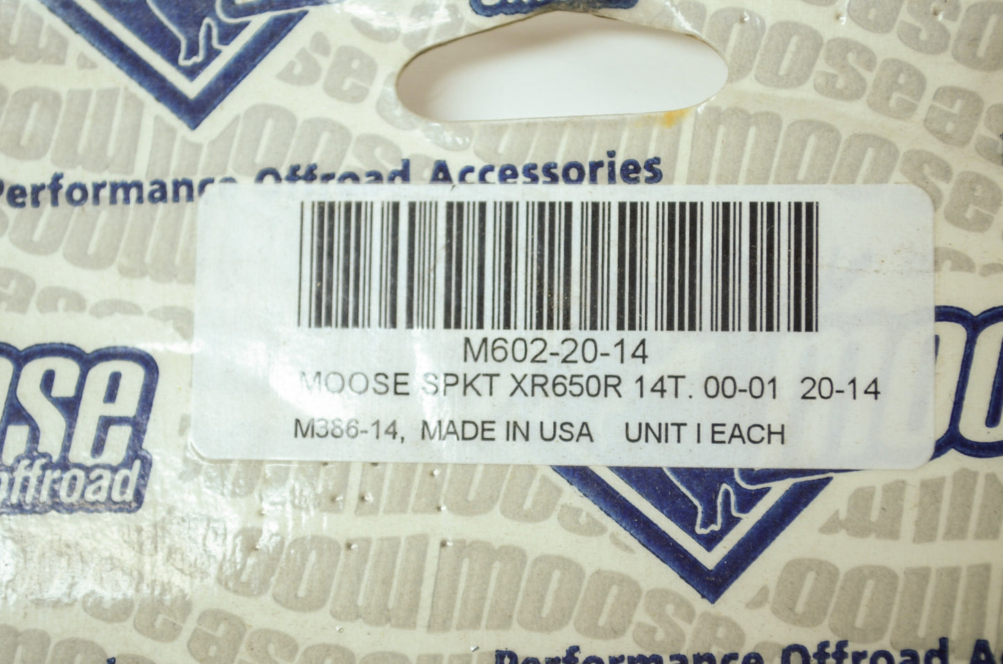 NEW Moose Sprocket 14T 2000-2007 Honda XR650 M602-20-14 NOS