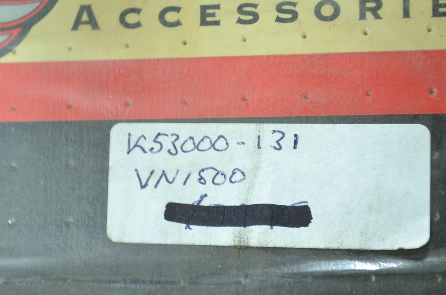 NEW OEM Kawasaki Leather Tank Panel VN1500 Vulcan 1500 K53000-131 NOS