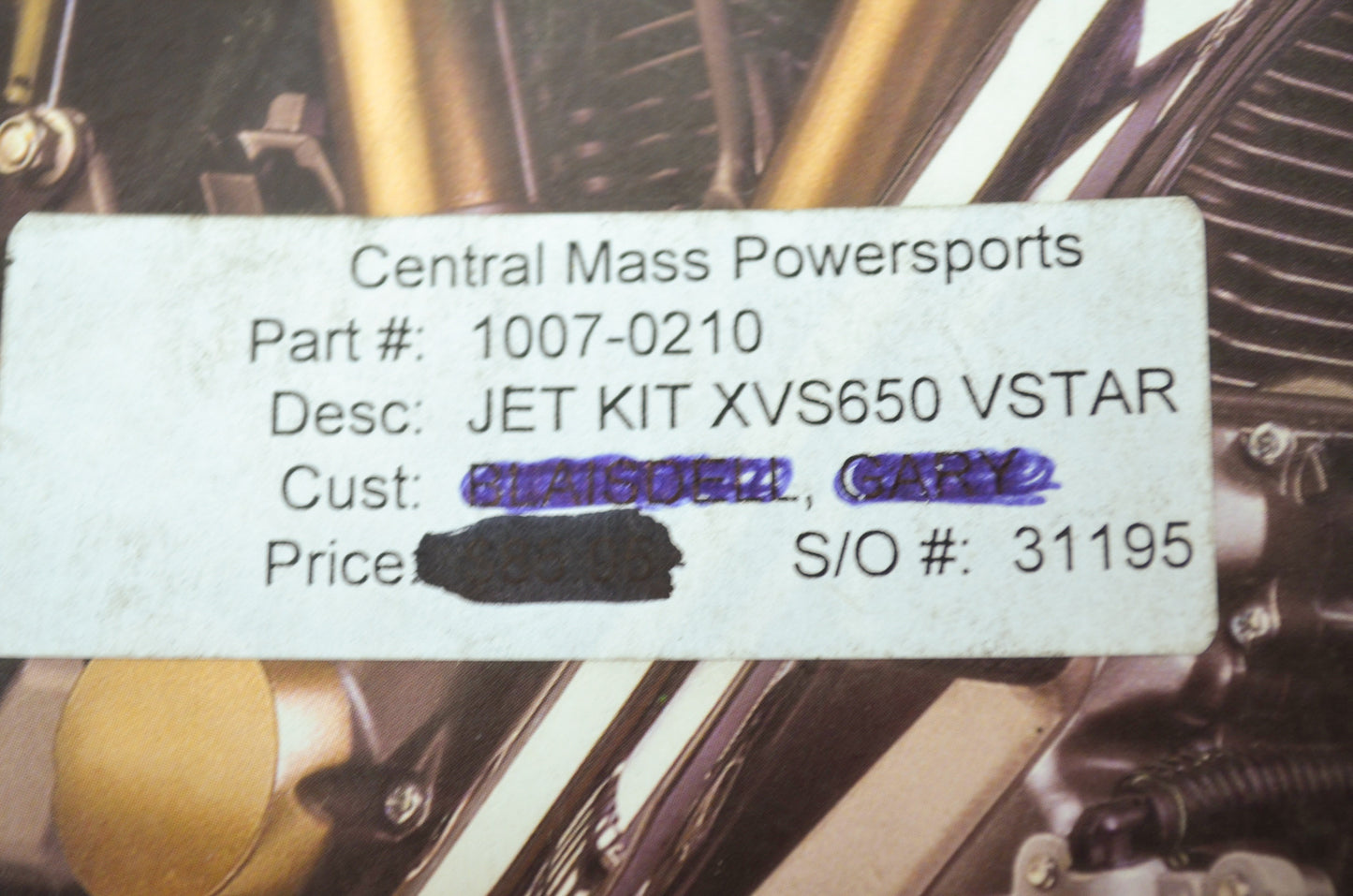 NEW Cobra Yamaha Carburetor Jet Kit 1998-2009 V-Star 650 XVS650 1007-0210 NOS