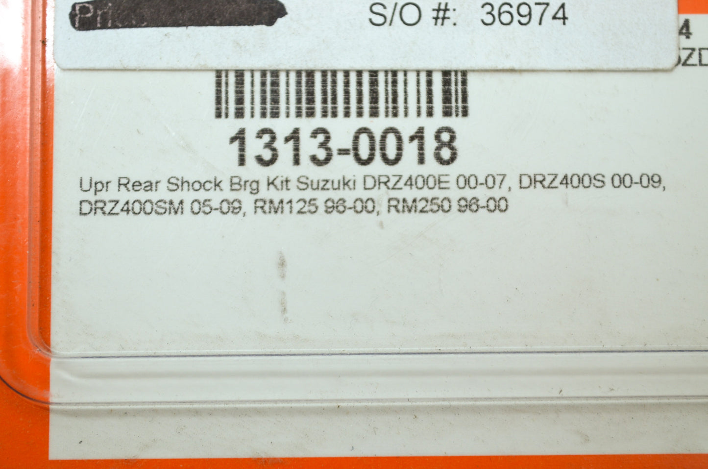 NEW Moose Suzuki Shock Bearing Kit DRZ400 RM125 RM250 1313-0018 NOS