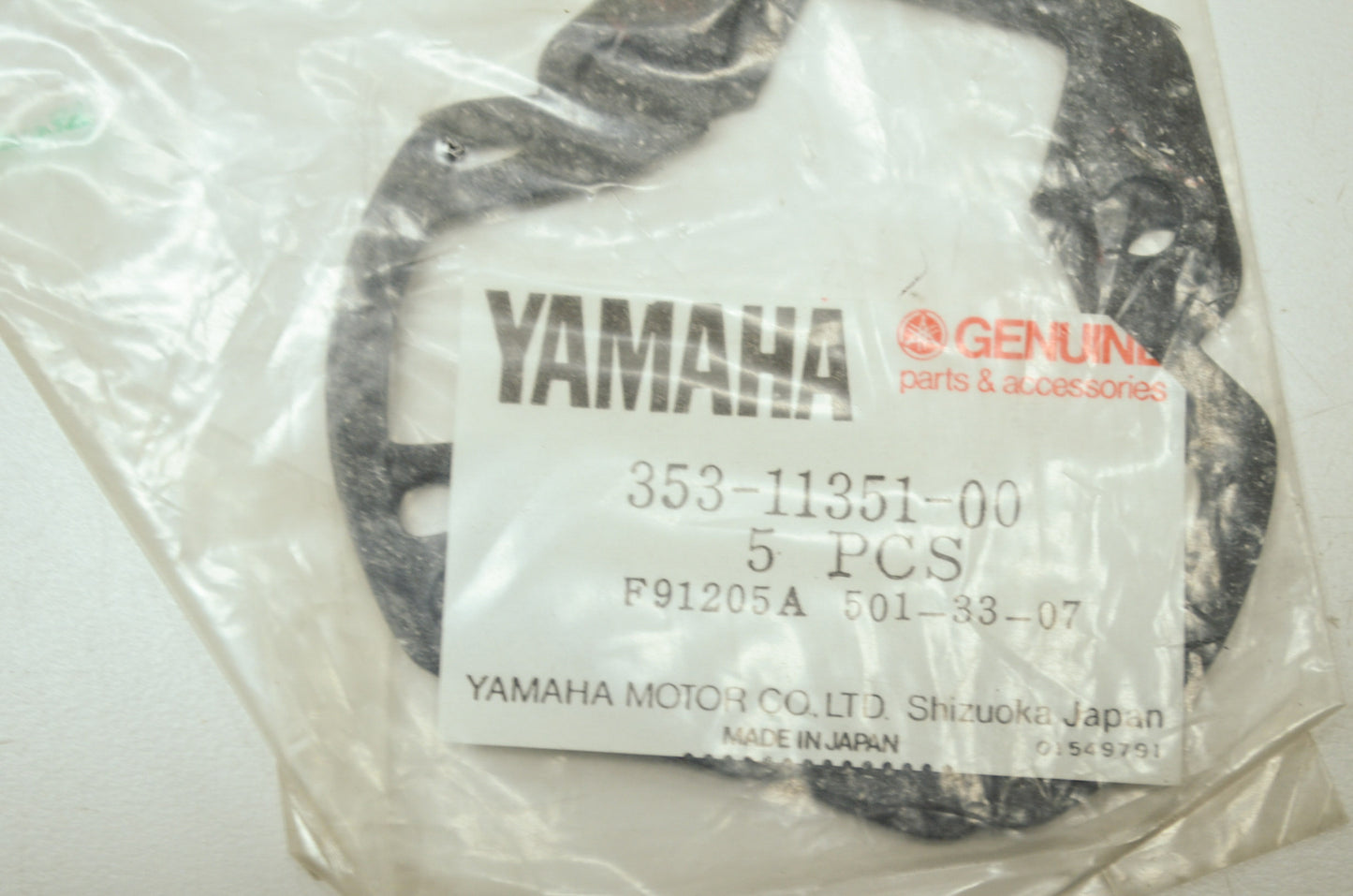 OEM Yamaha 353-11351-00-00 Cylinder Gasket NOS