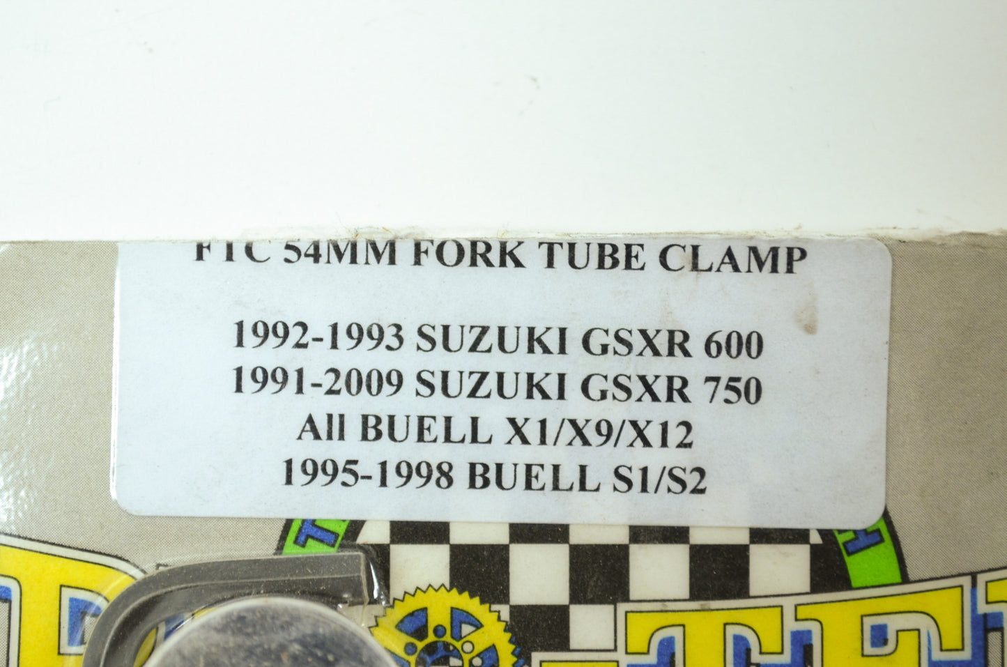 NEW Pro-Tec Suzuki 54mm Fork Tube Clamp GSXR 600 750 NOS