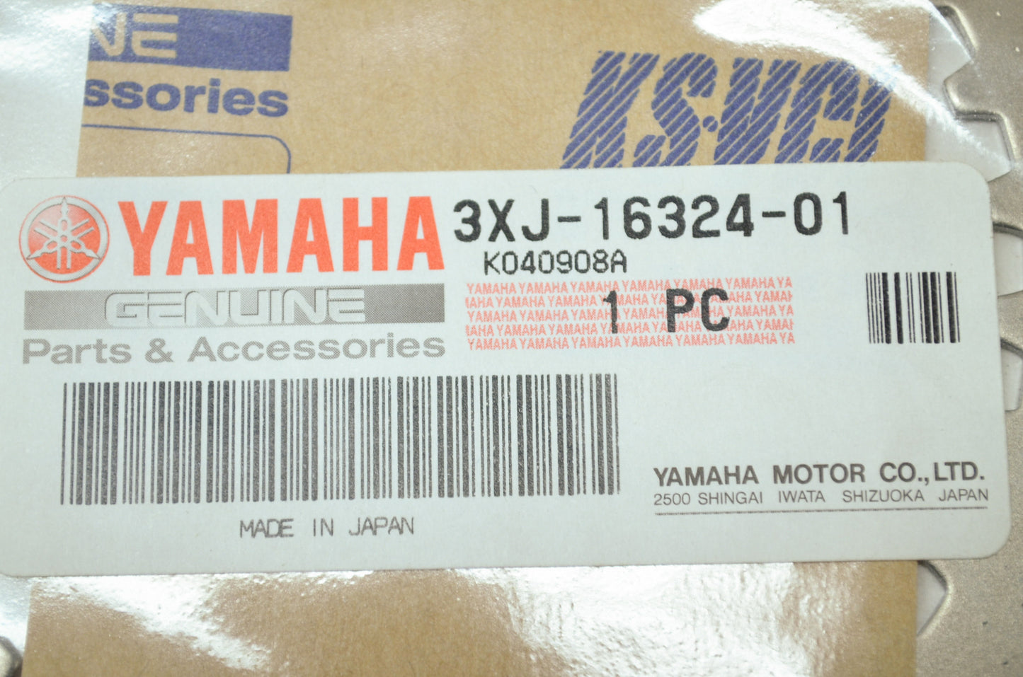 OEM Yamaha 3XJ-16324-01-00 Clutch Plate 1 NOS