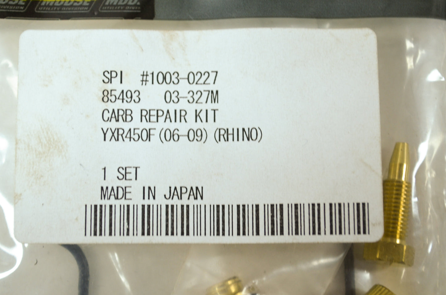 NEW Moose Yamaha Carb Kit 06-09 YXR450F Rhino 1003-0227 NOS