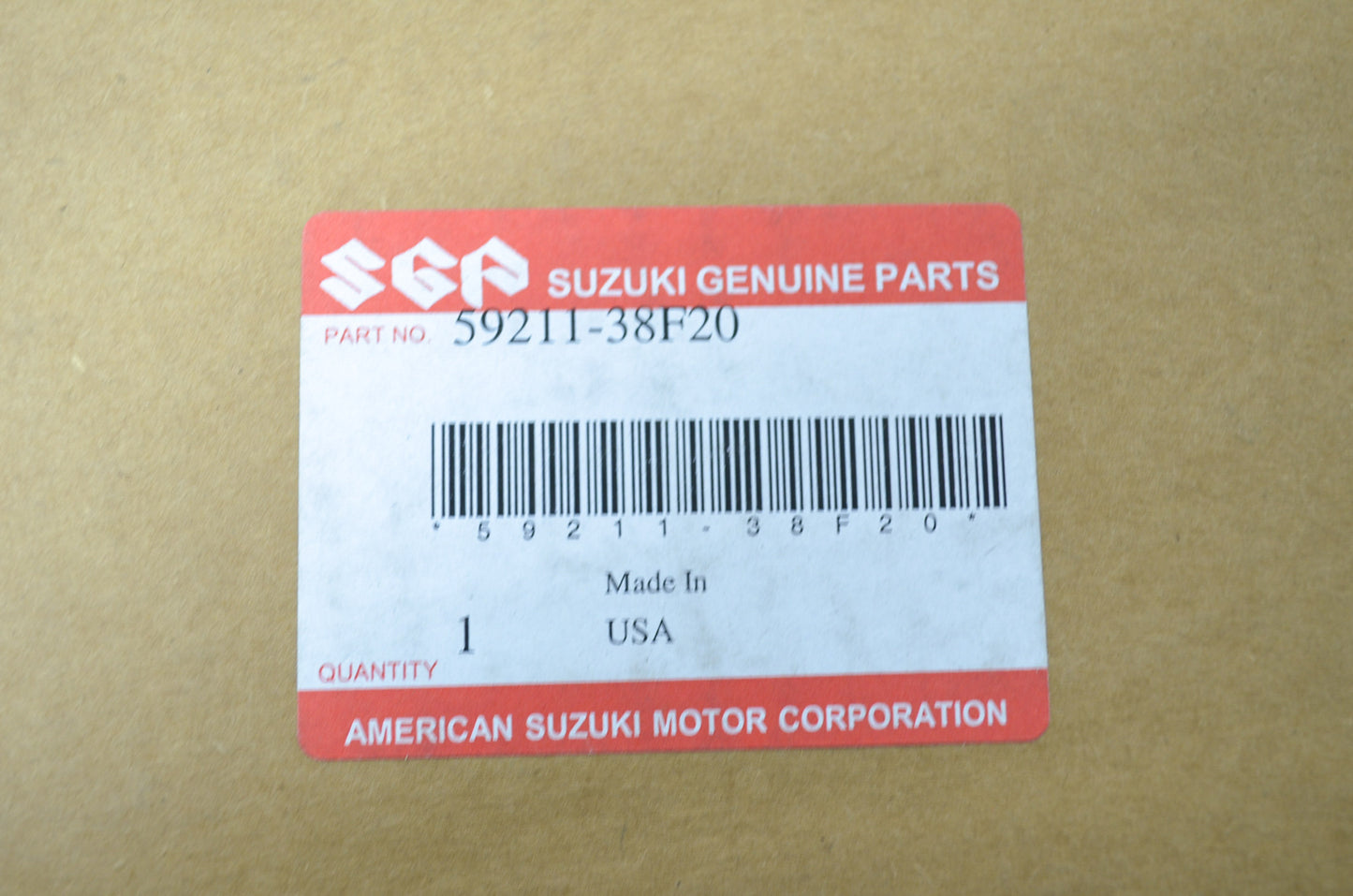 OEM Suzuki 59211-38F20 Front Brake Disc NOS