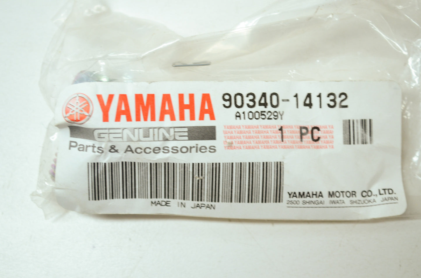OEM Yamaha 90340-14132-00 Straight Screw Plug NOS