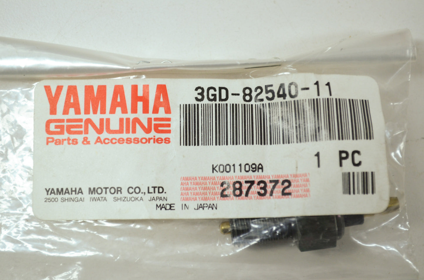OEM Yamaha 3GD-82540-11-00 Neutral Switch Assembly NOS