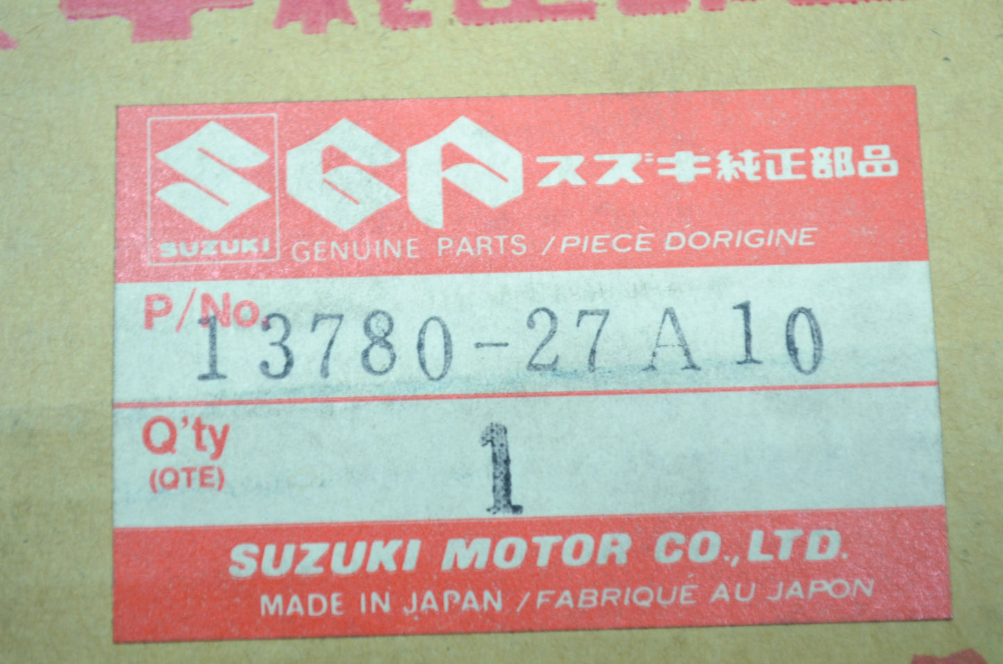 OEM Suzuki 13780-27A10 Air Cleaner Filter NOS