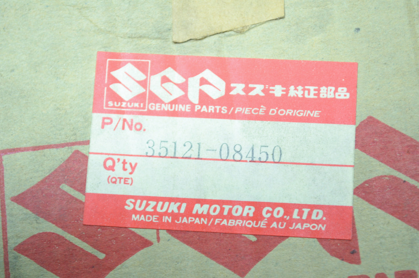 NEW OEM Suzuki Headlight 84-87 LT185 35121-08450 NOS