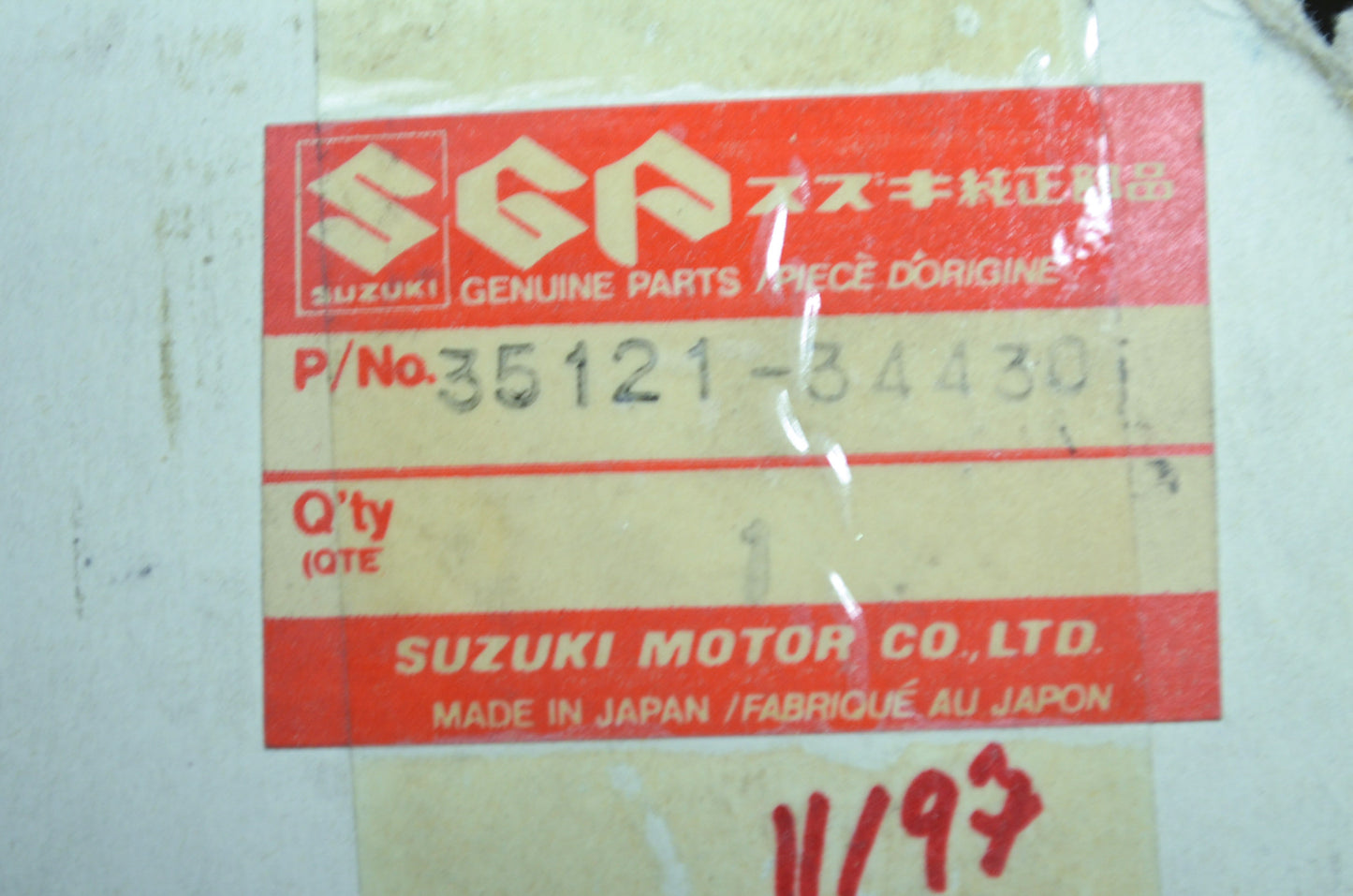 NEW OEM Suzuki Headlight GS500 GS550 GS650 GSF400 GS750 35121-34430 NOS