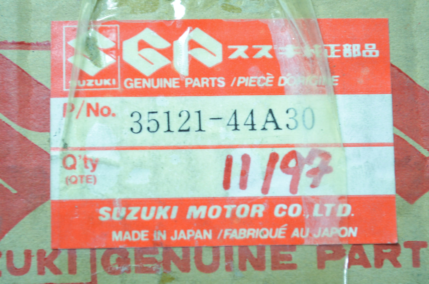 NEW OEM Suzuki Sealed Beam Headlight 86-88 SP125 35121-44A30 NOS