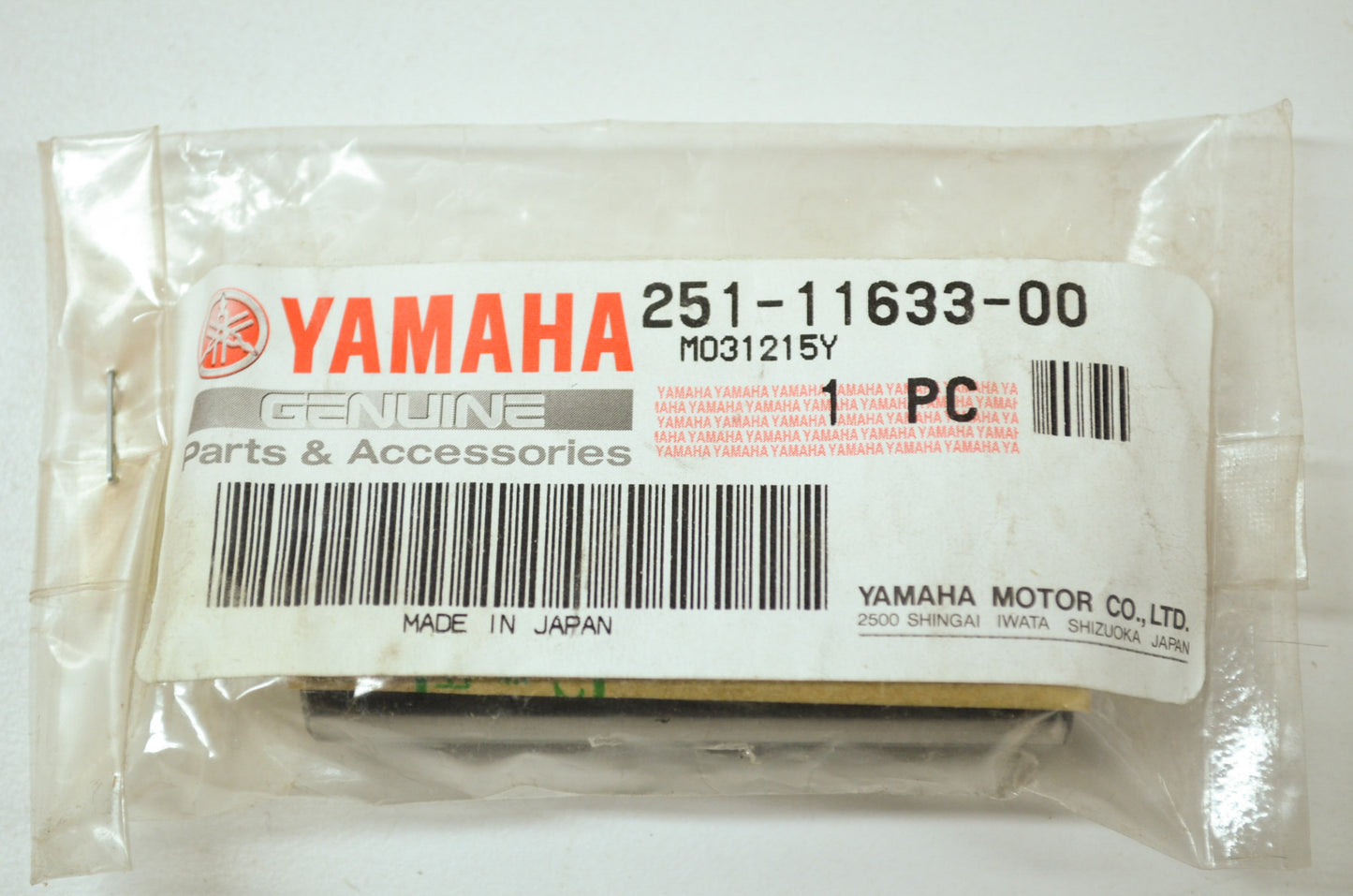 OEM Yamaha 251-11633-00-00 Piston Pin NOS