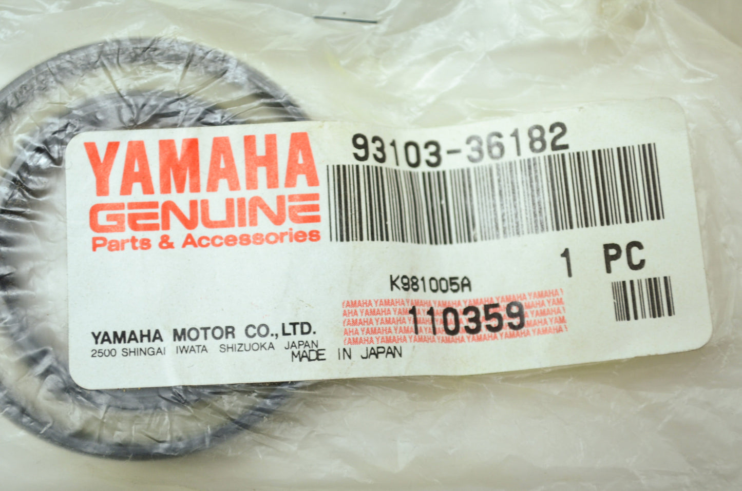 OEM Yamaha 93103-36182-00 Oil Seal NOS