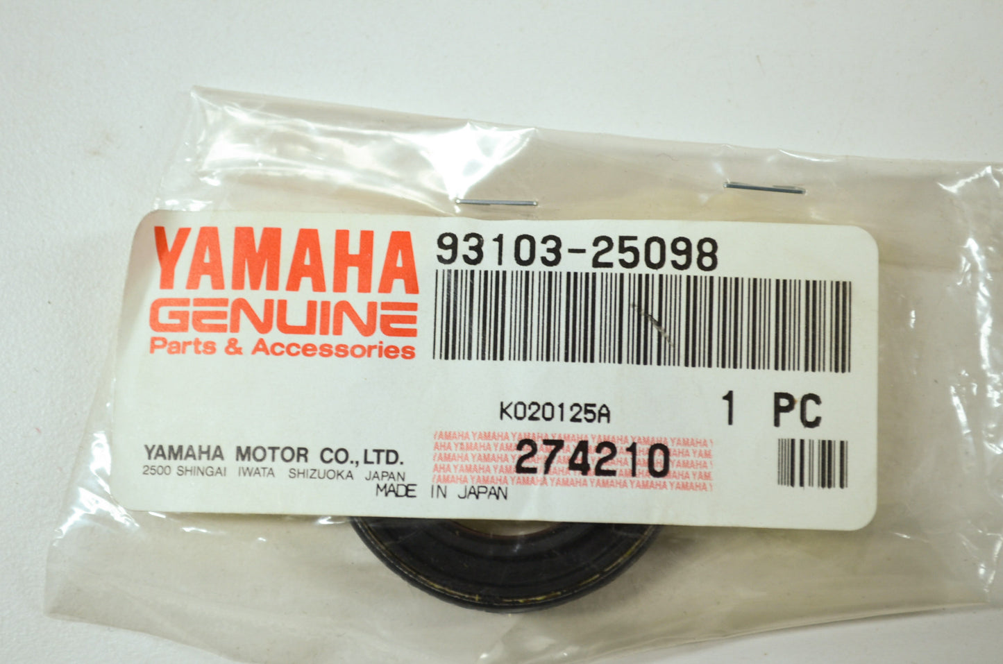 OEM Yamaha 93103-25098-00 Oil Seal Type SW NOS