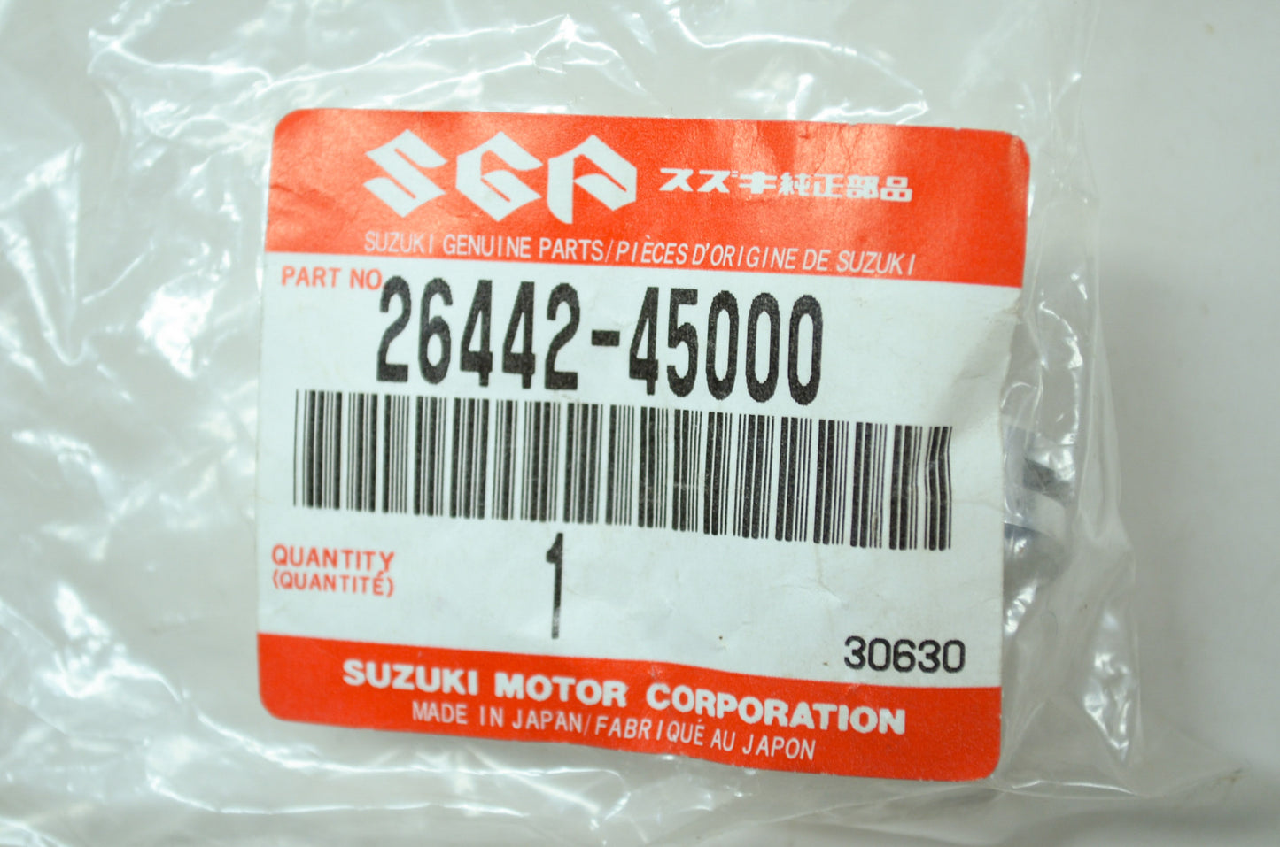 OEM Suzuki 26442-45000 Tachometer Hole NOS