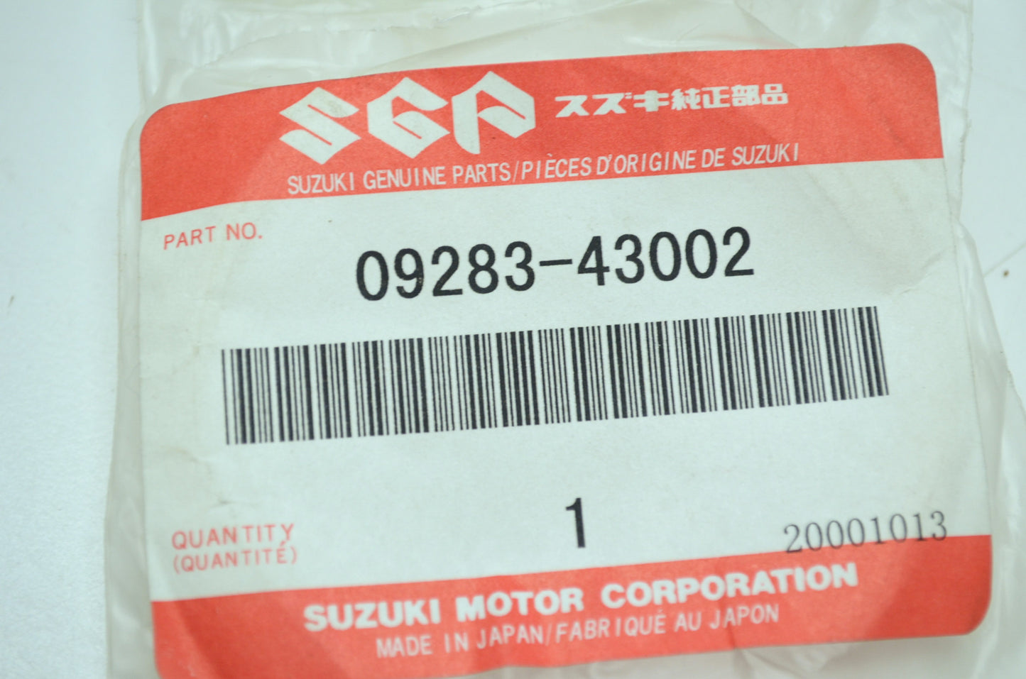 OEM Suzuki 09283-43002 Oil Seal NOS