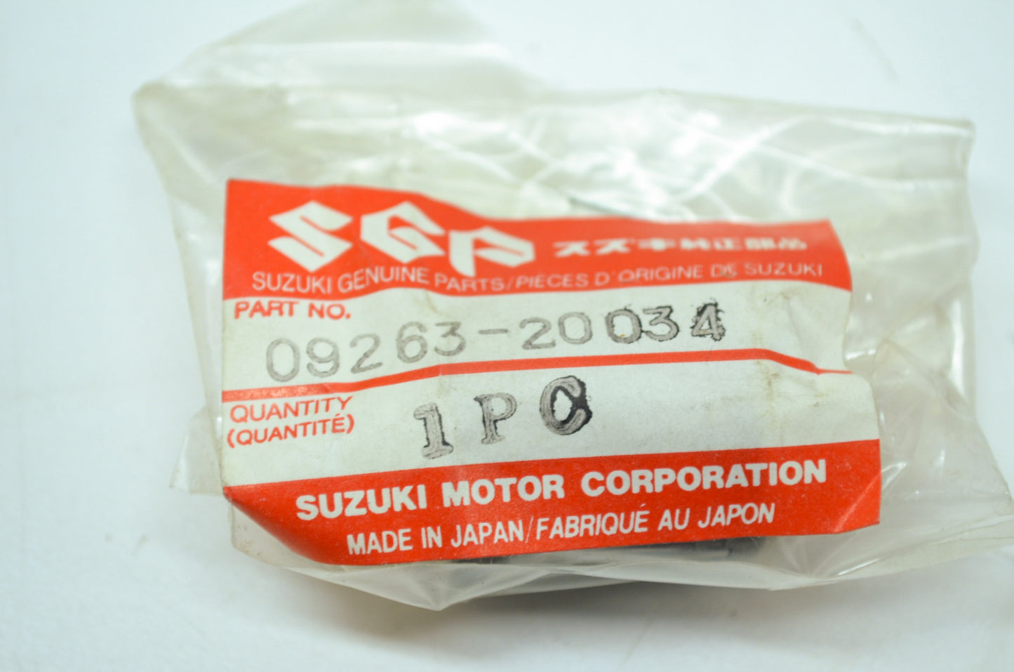 OEM Suzuki 09263-20034 Bearing RN 20X25X27.9 NOS