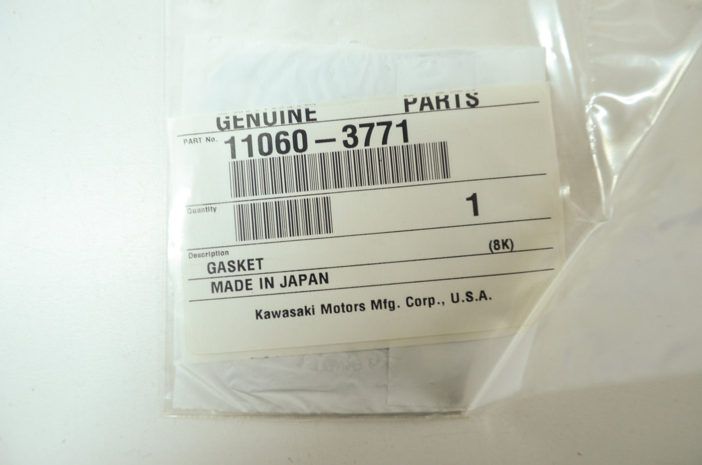 OEM Kawasaki 11060-3771 Gasket NOS