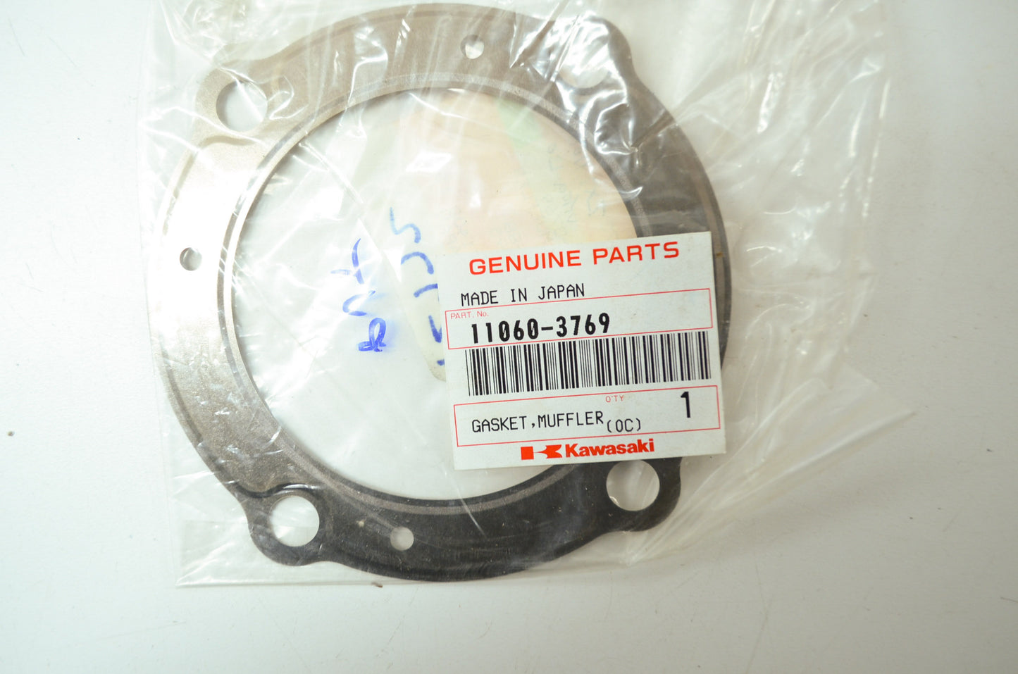 OEM Kawasaki 11060-3769 Muffler Gasket NOS