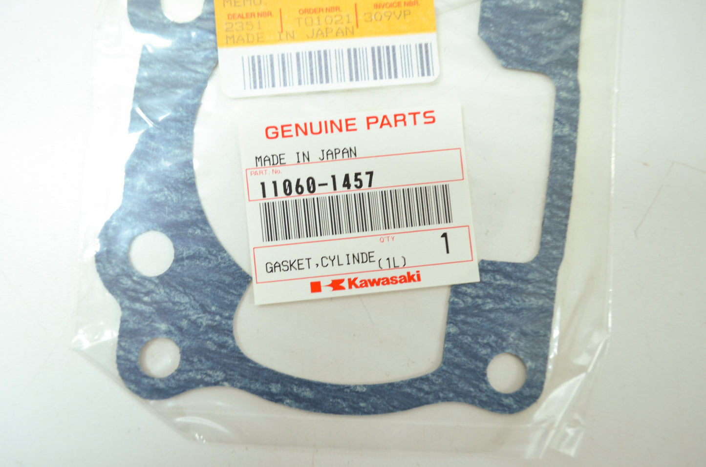 OEM Kawasaki 11060-1457 Cylinder Base Gasket NOS