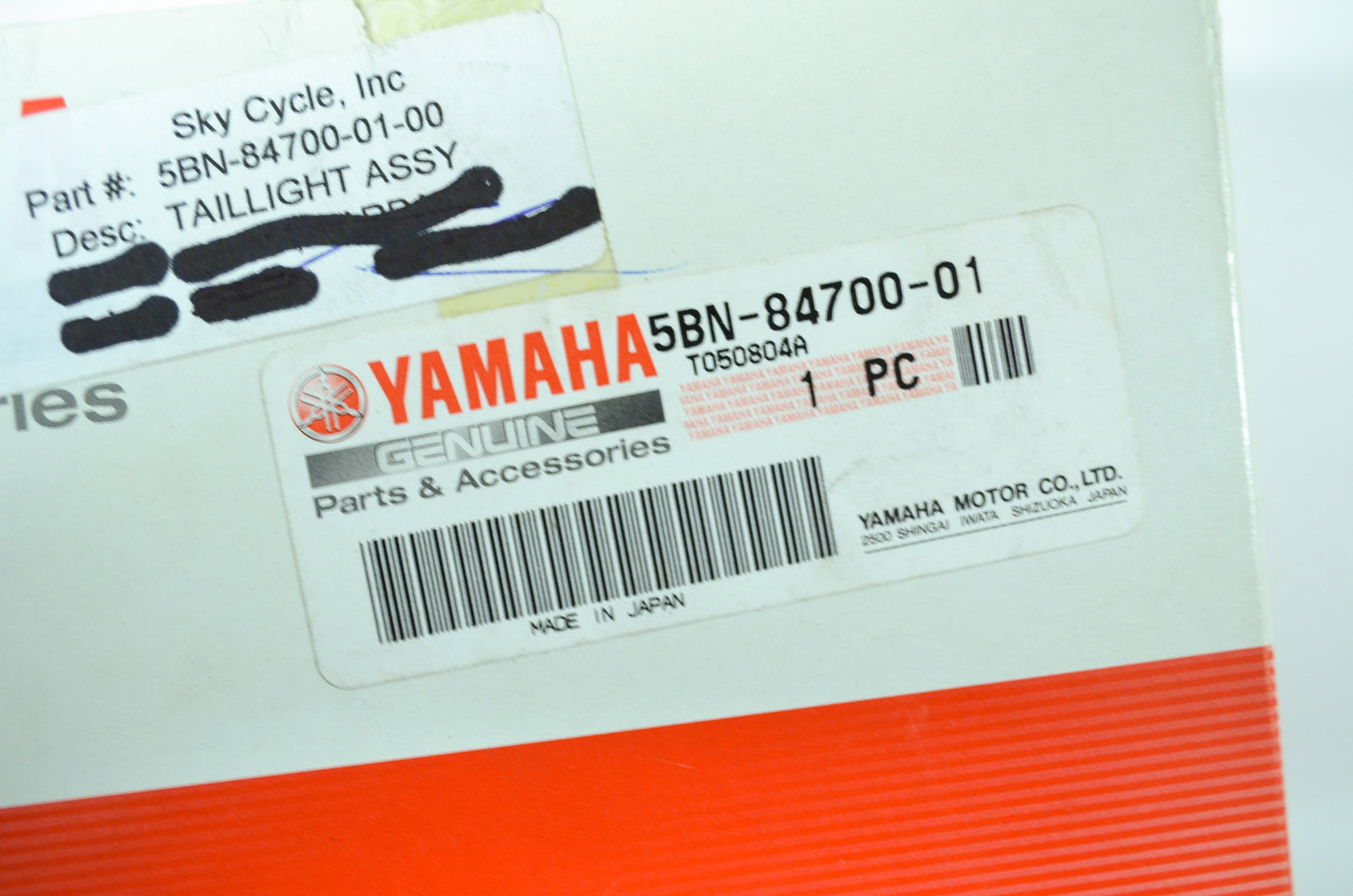 OEM Yamaha 5BN-84700-01-00 Tail Light Assembly NOS