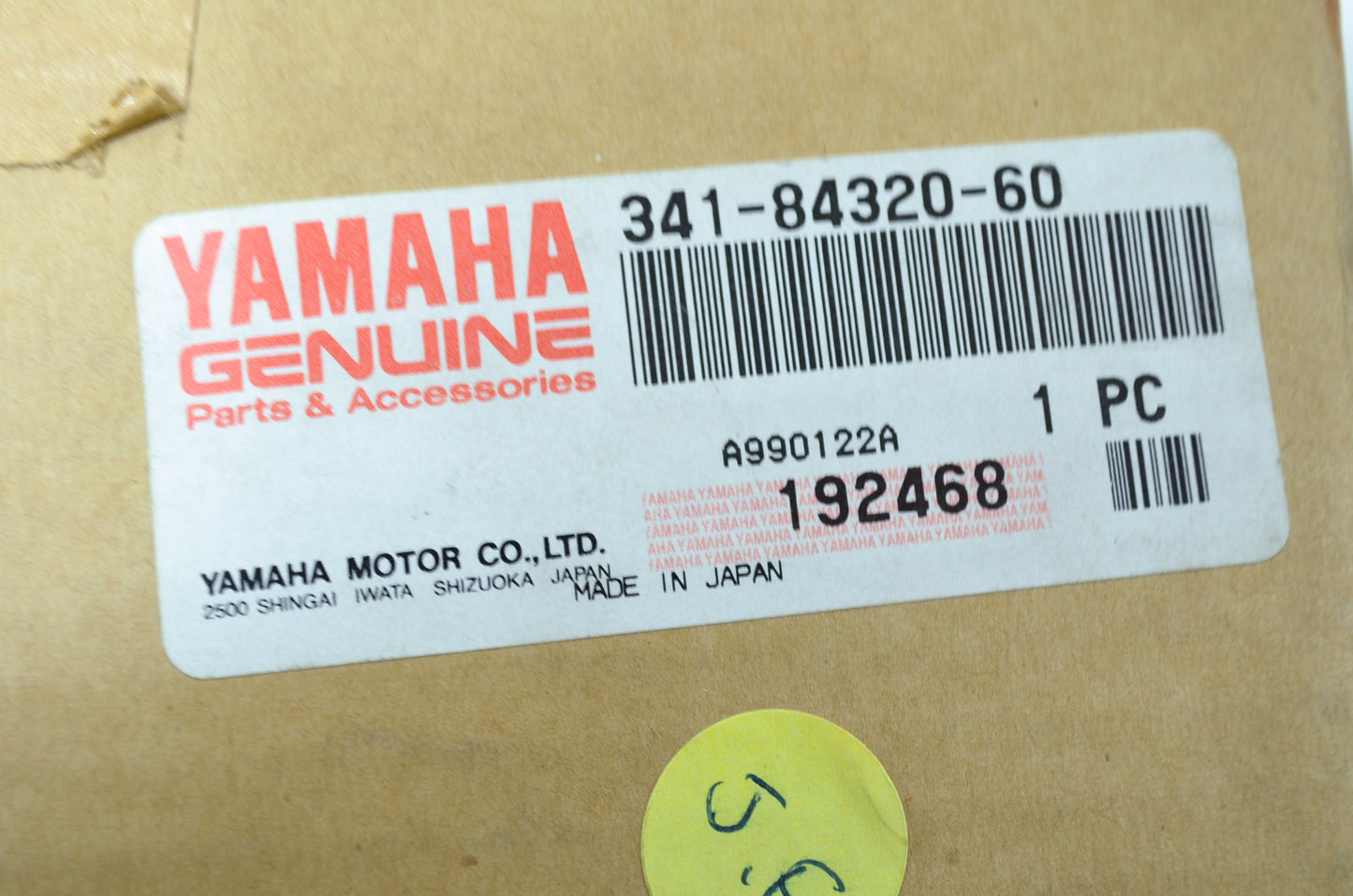 OEM Yamaha 341-84320-60-00 Lens Assembly NOS