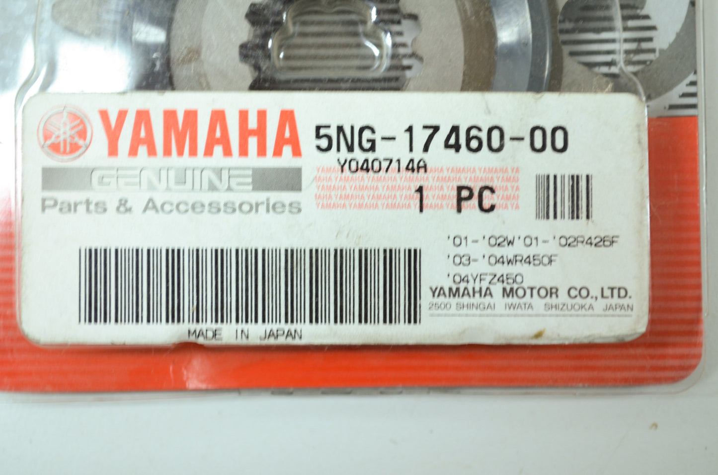 New OEM Yamaha 5NG-17460-00-00 Drive Sprocket NOS