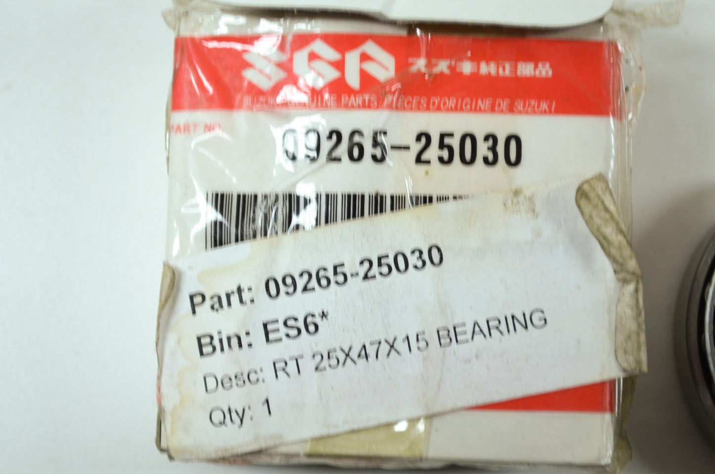 OEM Suzuki 09265-25030 Steering Stem Bearing DRZ125 RM80 RM85 NOS