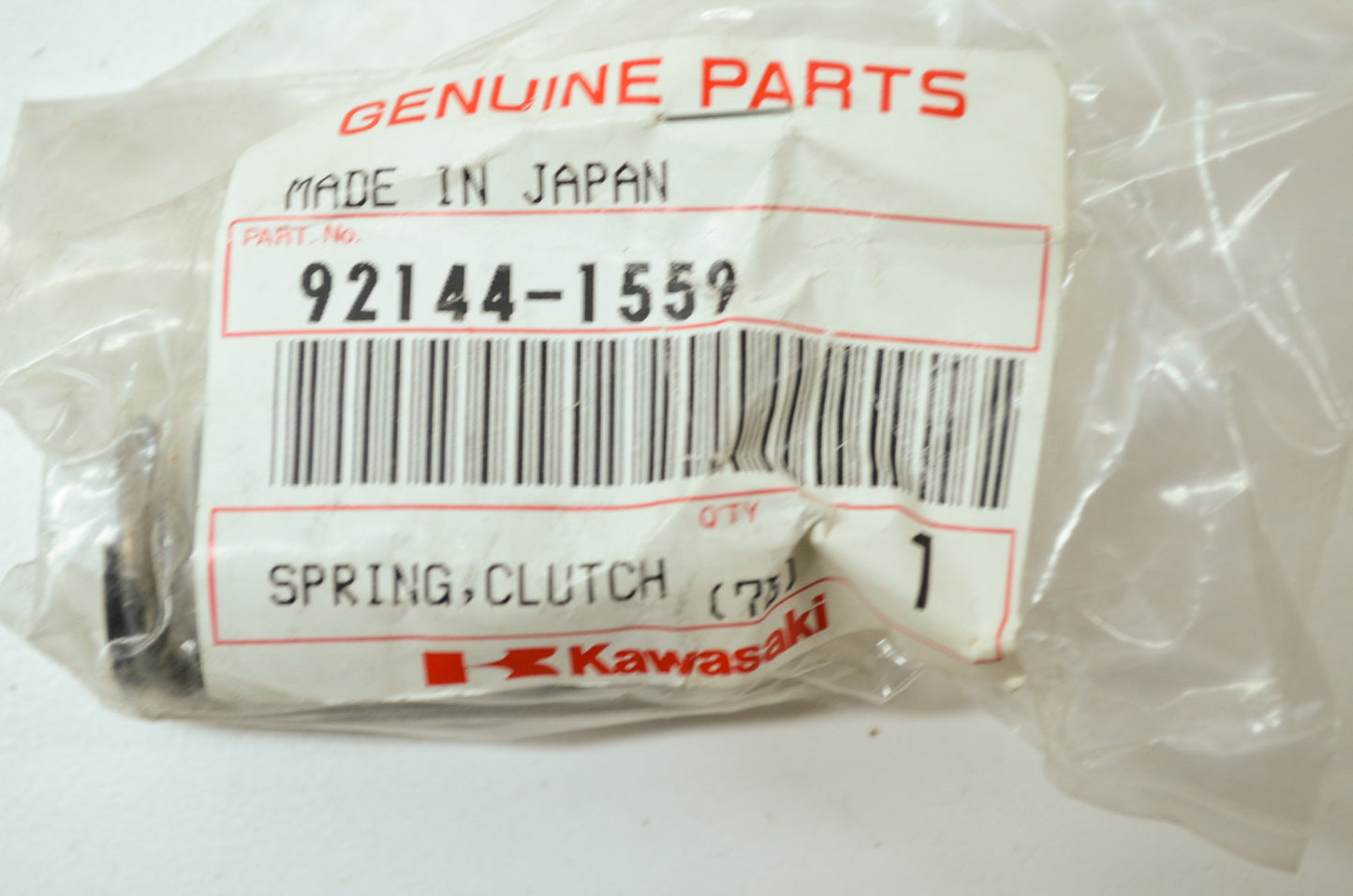 OEM Kawasaki 92144-1559 Clutch Spring NOS