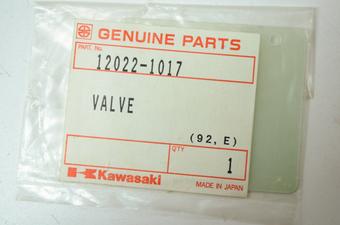 OEM Kawasaki 12022-1017 Reed Valve NOS