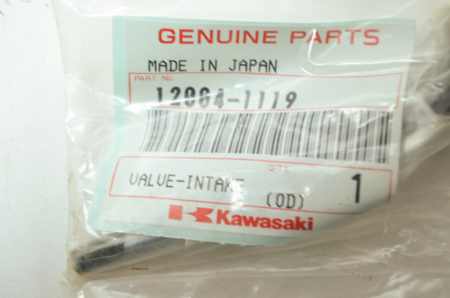 OEM Kawasaki 12004-1119 Intake Valve NOS