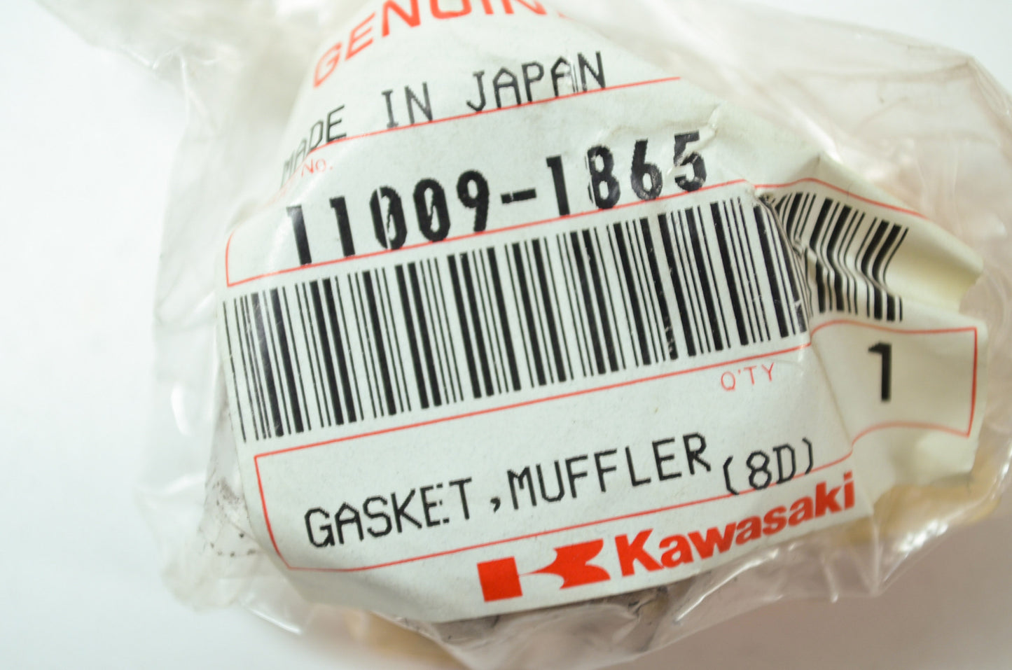 New OEM Kawasaki 11009-1865 Muffler Connecting Gasket NOS