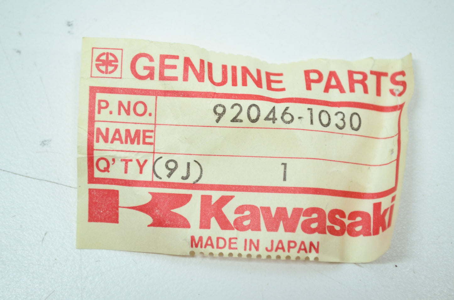 OEM Kawasaki 92046-1030 Bearing VS20/14A NOS