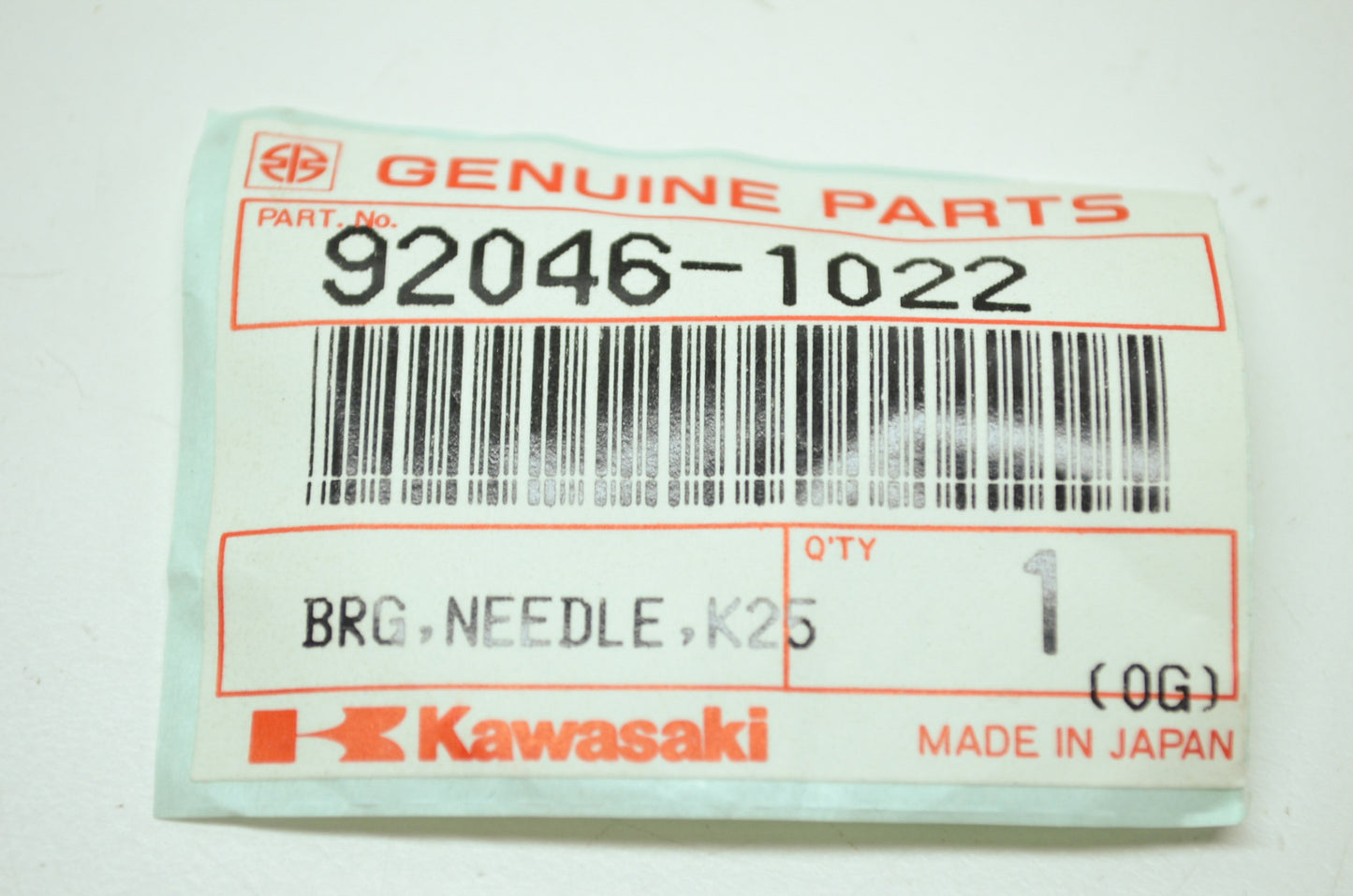 OEM Kawasaki 92046-1022 Needle Bearing K25302 NOS