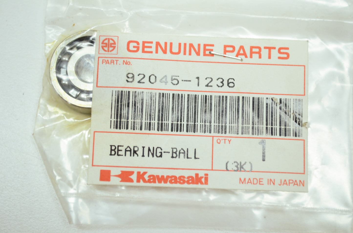 OEM Kawasaki 92045-1236 Ball Bearing NOS