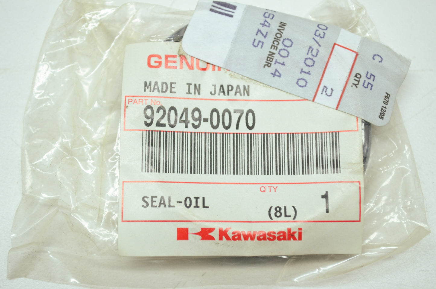OEM Kawasaki 92049-0070 Oil Seal NOS